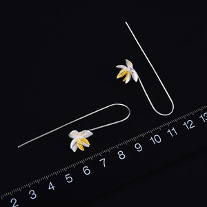Artemis | Orchideen Ohrringe | 925 Sterling Silber