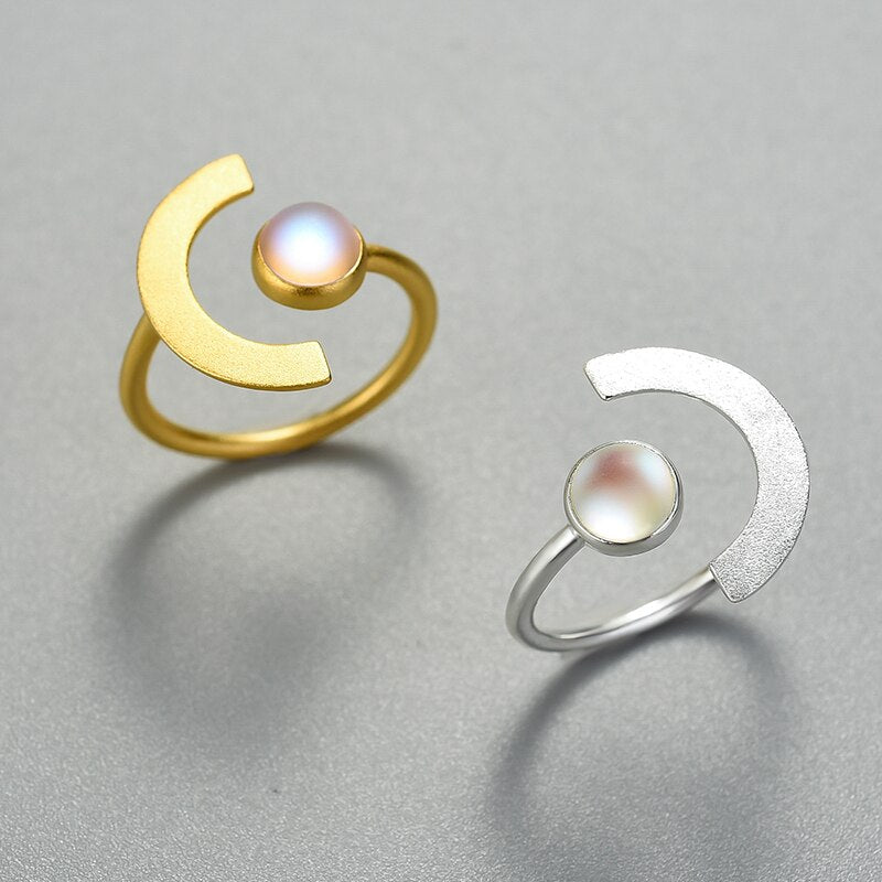 Mondlich Ring | Sterling Silber