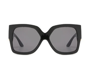 Ontario Black Elegant Sonnenbrille | Oversized | Photochrom | UV400-Schutz | Vintage | Retro