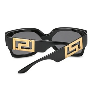 Ontario Black Elegant Sonnenbrille | Oversized | Photochrom | UV400-Schutz | Vintage | Retro
